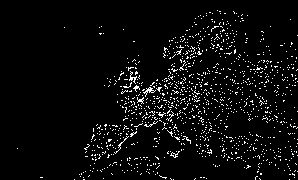 Свет ночных городов. Европа