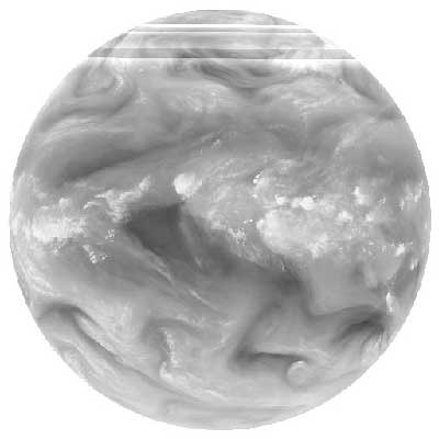 Анамалии изображения Meteosat