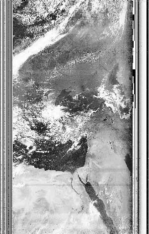 Снимок с космического аппарата «Метеор»