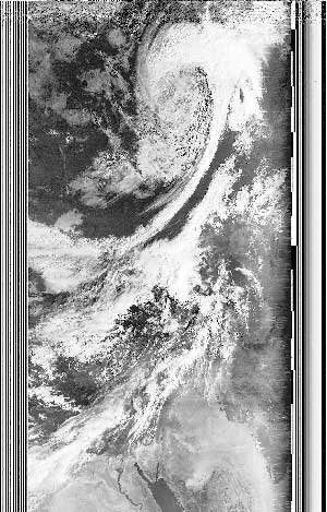 Снимок с космического аппарата «Метеор»
