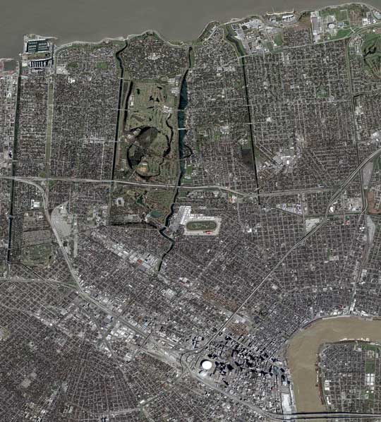 Увеличить. Ураган Katrina. Новый Орлеан 9 марта 2004 года