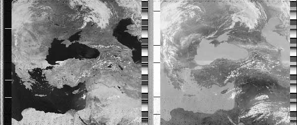 Снимок с космического аппарата «NOAA»