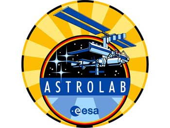 Обои на рабочий стол. Логотип Astrolab. Esa 