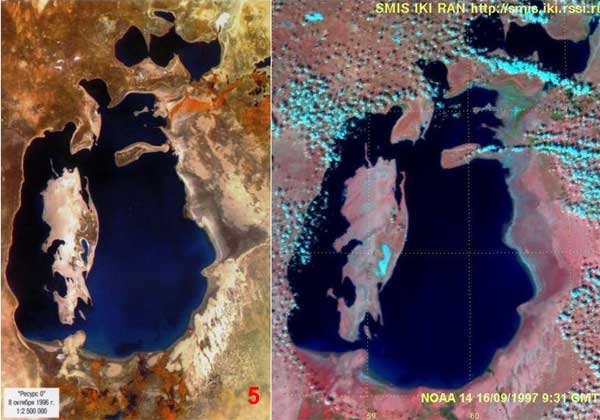 Аральское озеро 1998-2001