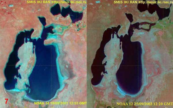 Аральское озеро 2001-2003