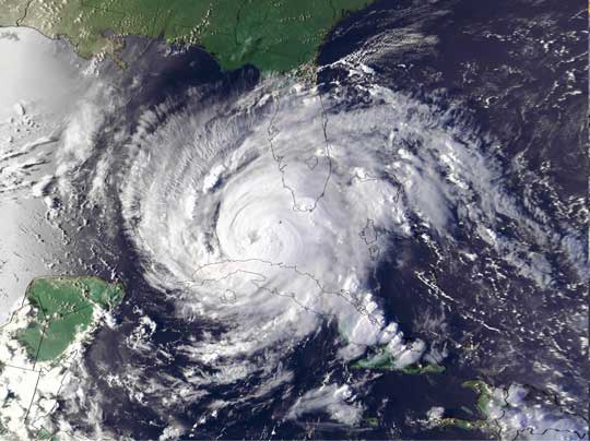 Ураган Rita. 20 сентября 2005 года (NOAA 12). 