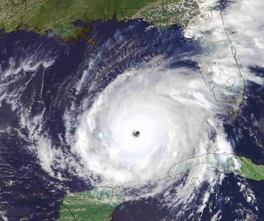 Ураган Rita. 21 сентября 2005 года (NOAA 18).  