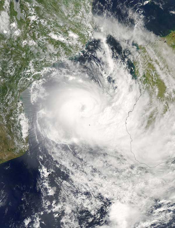 Тропический циклон Jokwe.